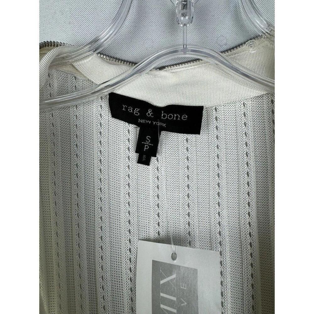 Rag & Bone Valarie Sleeveless Zip Top Off White Size S - Picture 5 of 7